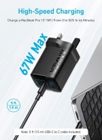 شارژر دیواری انکر 2674 توان 67 وات - تصویر 3